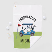 Fun 19th Hole Custom Cart Personalized Golfhandtuch (Insitu)