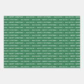 Fun 2020 Sind zum Kotzen Frohe Weihnachtsjäger Grü Geschenkpapier Set (Vorderseite)