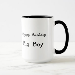 Fun 21 Happy Birthday Big Boy Geschenk Tasse