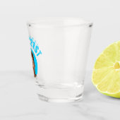 Fun 21st Birthday CUSTOM TEXT Photo Schnapsglas (Rechts)