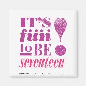 Fun 2 B 17-Lila Magnet (Vorne)