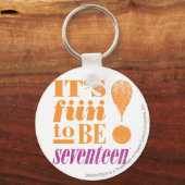 Fun 2 B 17-Orange Schlüsselanhänger (Vorderseite)