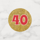 FUN 40. Klassentreffen-Tischkonfetti Konfetti (Klein Vorderseite)