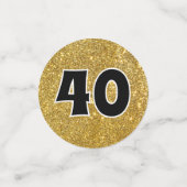 FUN 40. Klassentreffen-Tischkonfetti Konfetti (Klein Vorderseite)