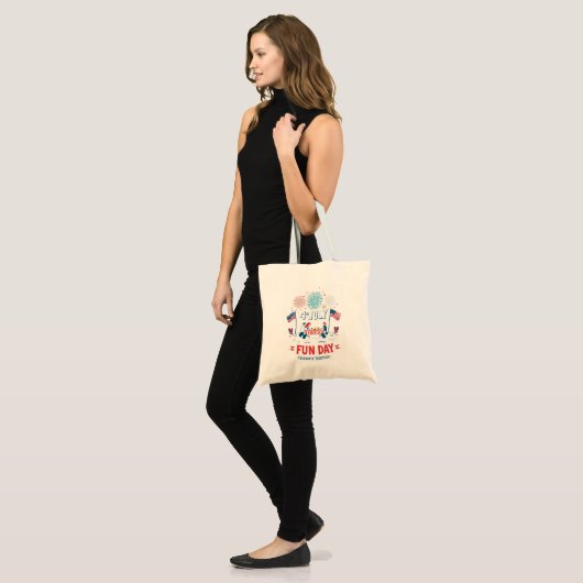 Fun 4. Juli Tasche - Cartoon Style Picnic (Vorderseite (Model))
