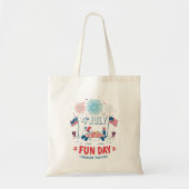 Fun 4. Juli Tasche - Cartoon Style Picnic (Vorne)