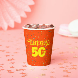 FUN 50. Geburtstag Pappbecher