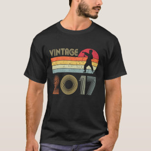 Fun 5th Birthday Karate Taekwondo 5 Year Old Vinta T-Shirt