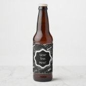 Fun 60. Geburtstagsparty Personalisiert Monogram Bierflaschenetikett (Vorderseite)