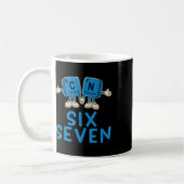 Fun 67 Meme Six Seven Funny Science Teacher Period Kaffeetasse (Links)