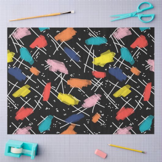 Fun 80er helles und fett gewebtes Papier (Basteln)