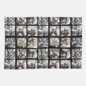 Fun 9 Photo Collage Pictures Geschirrtuch (Horizontal)