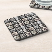 Fun 9 Photo Collage Pictures Getränkeuntersetzer (Linke Seite)