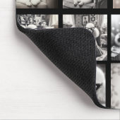 Fun 9 Photo Collage Pictures Mousepad (Ecke)