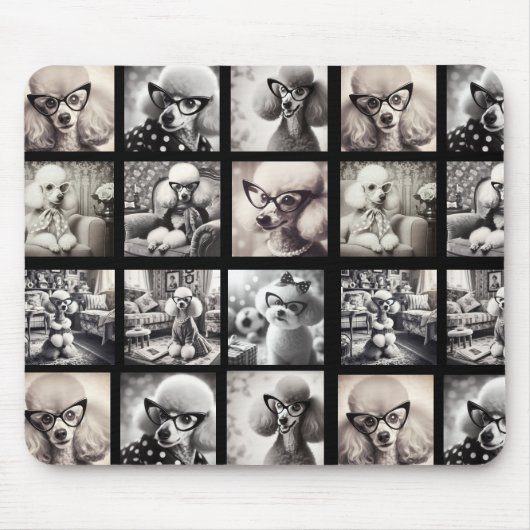 Fun 9 Photo Collage Pictures Mousepad (Vorne)