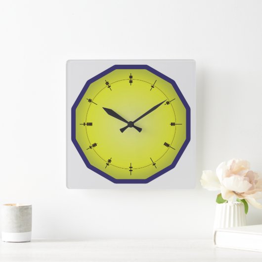 Fun Abacus Style 12-seitig Quadratische Wanduhr (Zuhause)