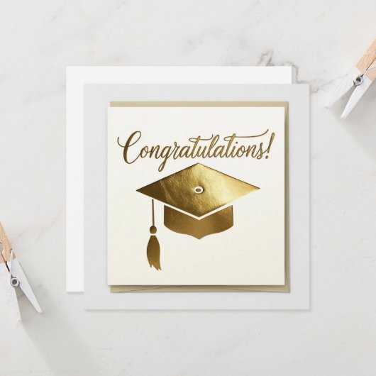 Fun Abschluss Card Karte (Vorderseite/Rückseite Beispiel)