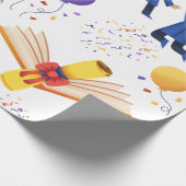 Fun-Abschluss-Klasse Geschenkpapier (Ecke)
