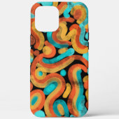 Fun, abstract, colorful phone case (Rückseite)