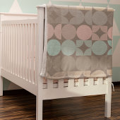 Fun Abstrakte Kreise Quadrate Popart Muster Fleecedecke