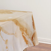 Fun Abstrakte Pastellfarben Grün, Beige Tablette Tischdecke (Beispiel)