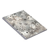 Fun Abstrakte Tiersammlung Notizblock (Rechte Seite)