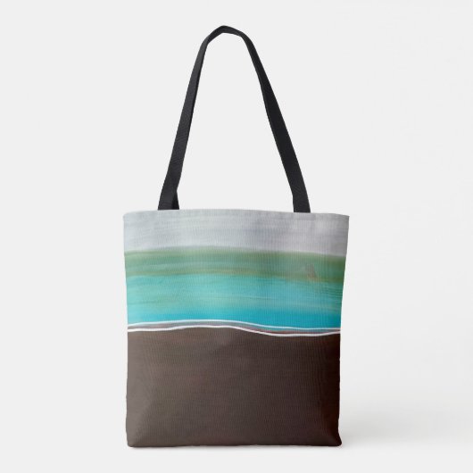 Fun abstraktes Design Tote Tasche (Rückseite)