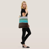 Fun abstraktes Design Tote Tasche (Am Model)