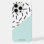 Fun Abstraktes Muster Personalisiert iPhone Hülle (Rückseite)