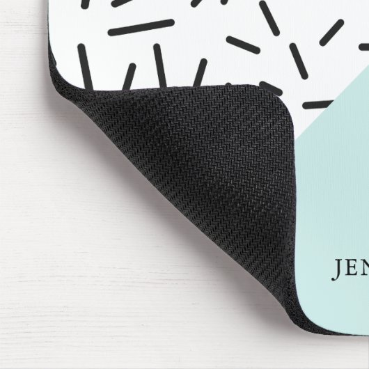 Fun Abstraktes Muster Personalisiert Mousepad (Ecke)