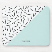 Fun Abstraktes Muster Personalisiert Mousepad (Vorne)