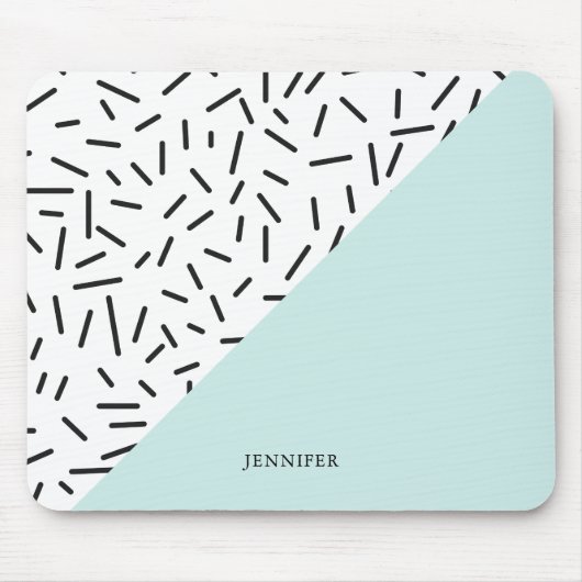 Fun Abstraktes Muster Personalisiert Mousepad (Vorne)