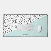 Fun Abstraktes Muster Personalisiert Schreibtischunterlage (Tastatur & Maus)