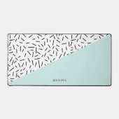 Fun Abstraktes Muster Personalisiert Schreibtischunterlage (Vorderseite)