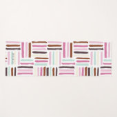 Fun Abstraktes Muster Yogamatte (Vorderseite (Horizontal))