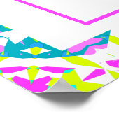 Fun ADHD Girl's Goal Habit Tracker Chart downloade Poster (Ecke)