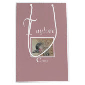 Fun African Crane Mittlere Geschenktüte (Vorderseite)