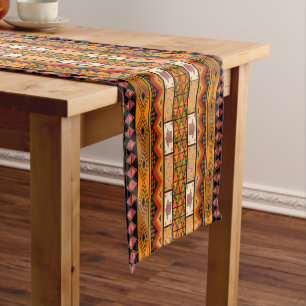 Fun African Tribal Zuhause Mustertisch Läufer