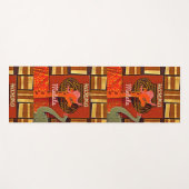 Fun African Wild Stretch Yogamatte (Vorderseite (Horizontal))