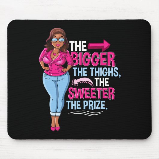 Fun Afrikanisch-Amerikanische Schwarze Mousepad (Vorne)
