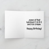 Fun Alaskan Malamute Cover Fotovorlage Karte (Innenseite)