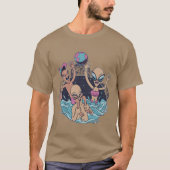 Fun Alien Beach Party T-Shirt (Vorderseite)