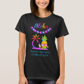 Fun Aloha Tropical Luau Party Abschluss T - Shirt (Vorderseite)