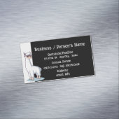 Fun Alpaca Nature Animal Custom Business Card Magnetische Visitenkarte (Beispiel)