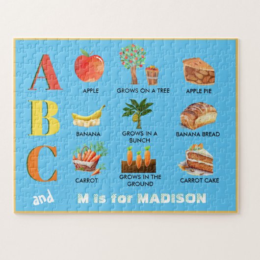 Fun Alphabet ABCs Personalisierter Name Puzzle