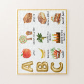 Fun Alphabet ABCs Personalisierter Name Puzzle (Vertikal)