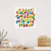 Fun Alphabet Poster (Küche)