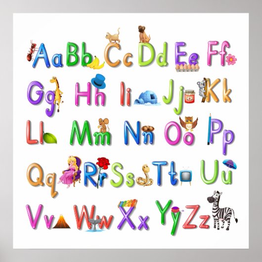 Fun Alphabet Poster (Vorne)