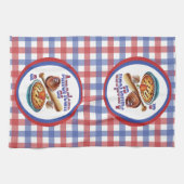 Fun American as Baseball & Apple Pie  Geschirrtuch (Horizontal)