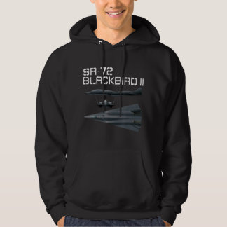 Fun American Military Aviation Sr-72 Blackbird II Hoodie